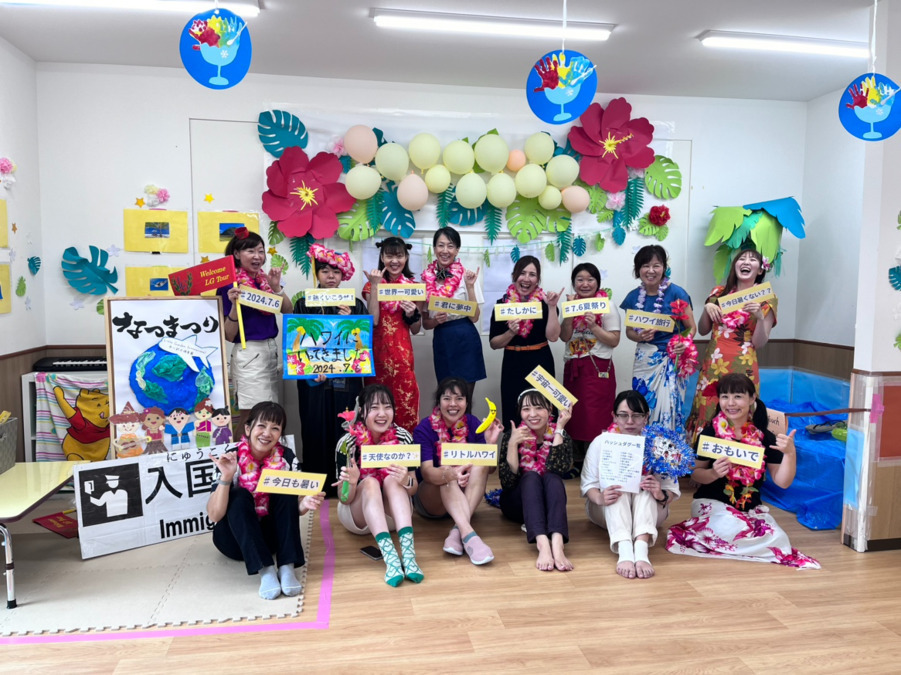 リトルガーデンインターナショナル市川認可保育園(保育士の求人)の写真2枚目:Summer Festival★