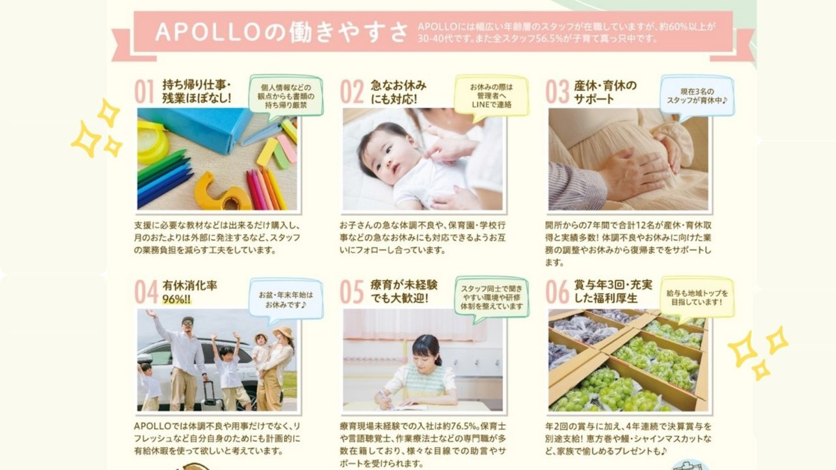 APOLLO小竹教室（保育士の求人）の写真2枚目：