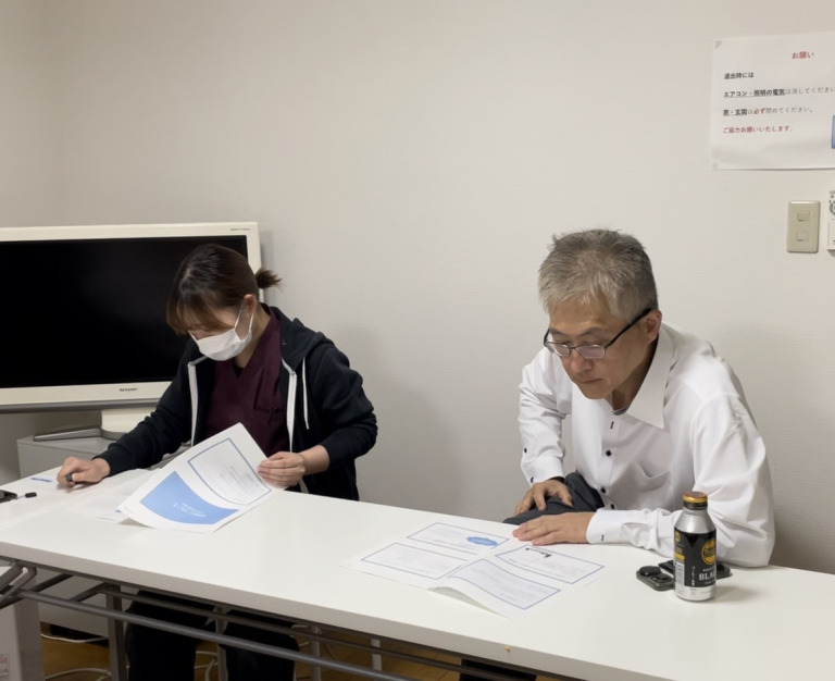 医療法人社団敬正会　あんクリニック訪問診療（看護師/准看護師の求人）の写真4枚目：勉強会の様子です。当院では定期的に院内の勉強会を開催しています。