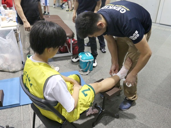 げんき堂整骨院/鍼灸院 さくらもーる（柔道整復師の求人）の写真5枚目：げんき堂整骨院はがんばるアスリートを本気で応援します！
