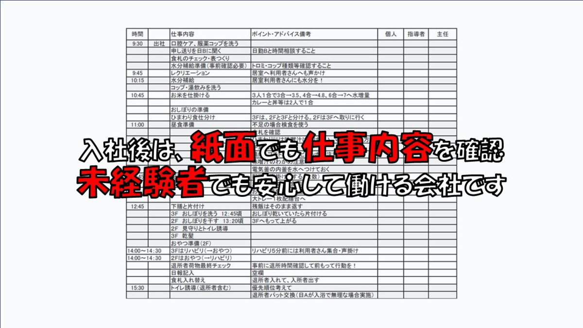 サービス付き高齢者向け住宅めぐみ園 阿賀（介護職/ヘルパーの求人）の写真10枚目：