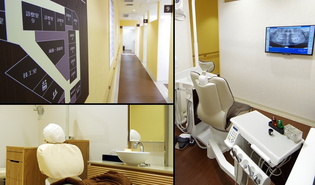 医療法人阡周会くろだ歯科医院（歯科技工士の求人）の写真5枚目：2階・３階：診療室
プライバシーが保てる半個室・個室を完備しています。