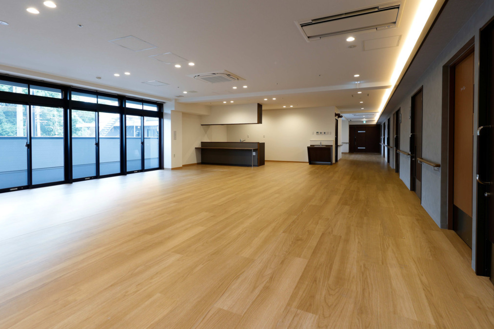 特別養護老人ホーム しらさぎ苑【2024年11月01日オープン】(介護職/ヘルパーの求人)の写真8枚目:2.3階は4ユニット/1フロアあります