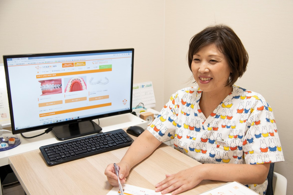 つだぬま矯正歯科(歯科衛生士の求人)の写真4枚目:装置の説明もカウンセリングルームを使用してゆっくりお話しすろこともあります。