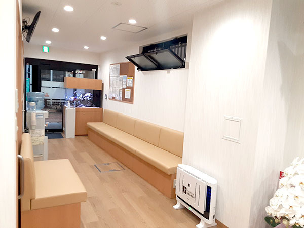 フラワー薬局 練馬駅前店の写真3枚目：熱帯魚水槽が大人気です