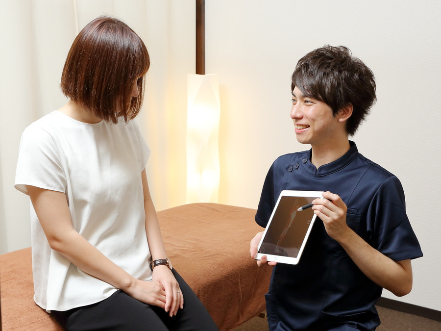 骨盤 × ツボ　コツボ整体院　市川行徳店（柔道整復師の求人）の写真17枚目：徹底した検査、姿勢分析を行うことで不調の原因を根本からつきとめます♪