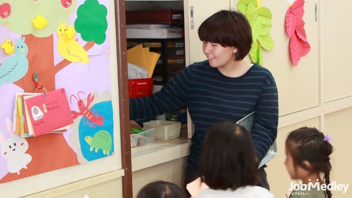 認定こども園のぞみ幼稚園（保育士の求人）の写真4枚目：ブランクがある方も安心◎先輩がしっかりとフォローします