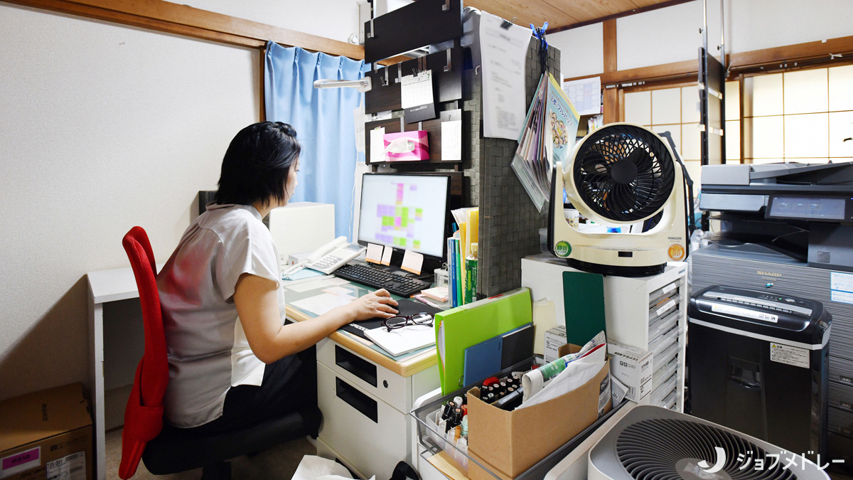 さくら・介護ステーション大島（生活支援員の求人）の写真5枚目：スタッフ一人ひとりが集中して業務にあたれる環境です