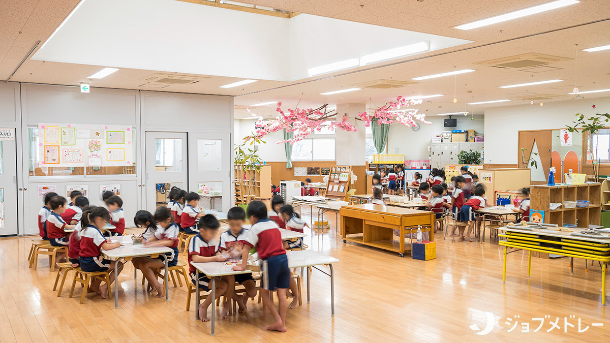 デュランタ保育園（保育士の求人）の写真10枚目：乳幼児（0～5歳）の保育業務をお任せします。資格を活かして活躍してください！