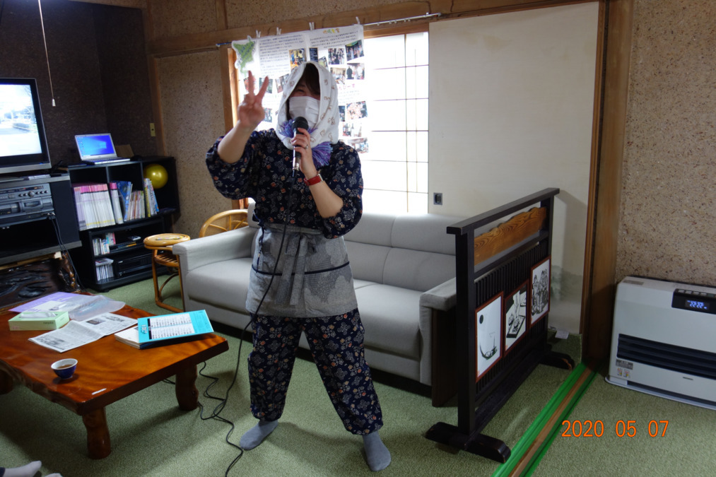 特定非営利活動法人ひととまち工房の写真4枚目:楽しくなければデイサービスじゃない! お茶目な理事長!