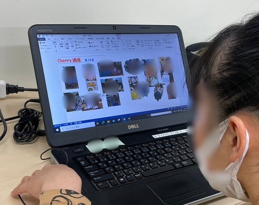 放課後等デイサービス　Cherry Blossom（児童指導員/指導員の求人）の写真22枚目：通信づくり