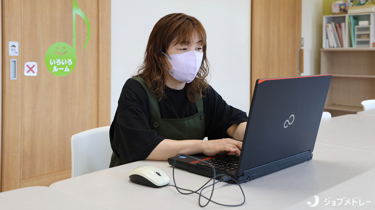メロディーおおまま（児童発達支援管理責任者の求人）の写真13枚目：一人ひとりと丁寧に向き合い、日々の業務を務めています