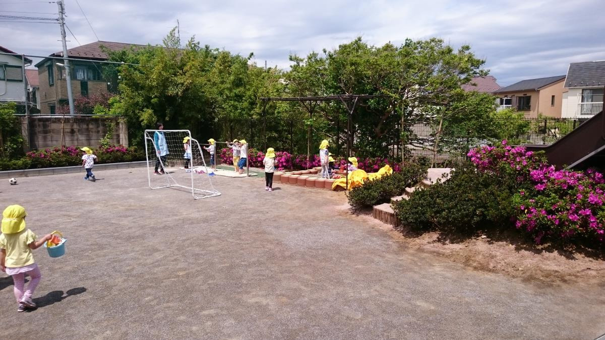 田中ナースリー若宮保育園の写真4枚目：近隣の姉妹園の園庭も利用できますよ