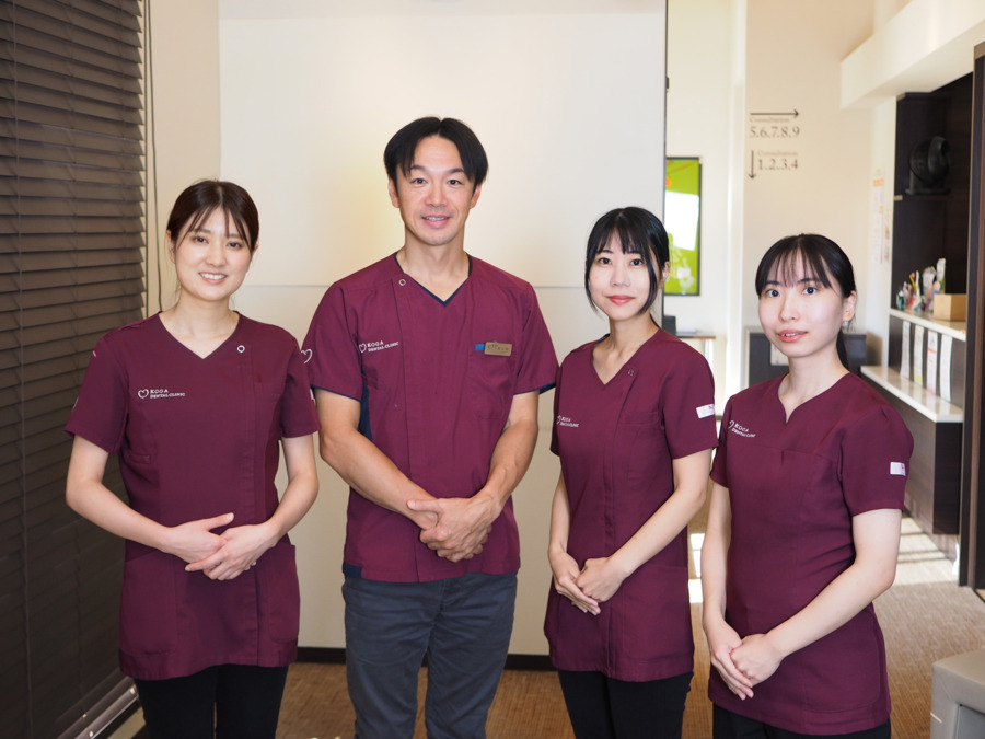 古賀歯科医院（医療事務/受付の求人）の写真7枚目：歯科医師のチームメンバーです。院長以外は全て女性ドクターです。