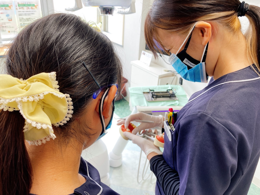 医療法人社団 秀英会 こばやし歯科医院(歯科助手の求人)の写真3枚目:仕事でわからない事は先輩スタッフが丁寧に指導致します