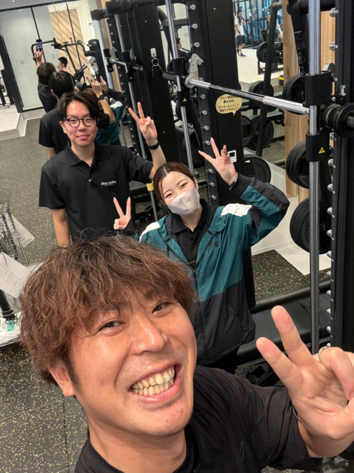 Rocadio 24h sports gym（インストラクターの求人）の写真5枚目：店長の町田です！日々スタッフと対話しながら一緒に成長させていただいています！！