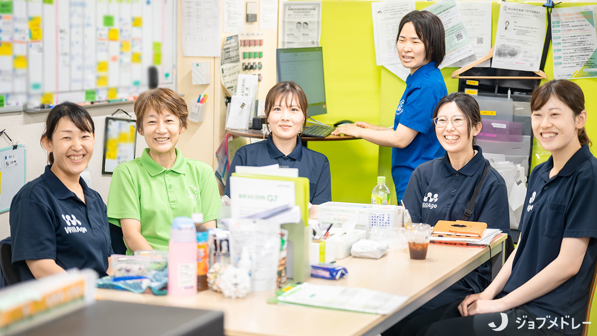 彩 訪問看護リハビリステーション蕨（看護師/准看護師の求人）の写真9枚目：新人の方も馴染みやすい明るい雰囲気です