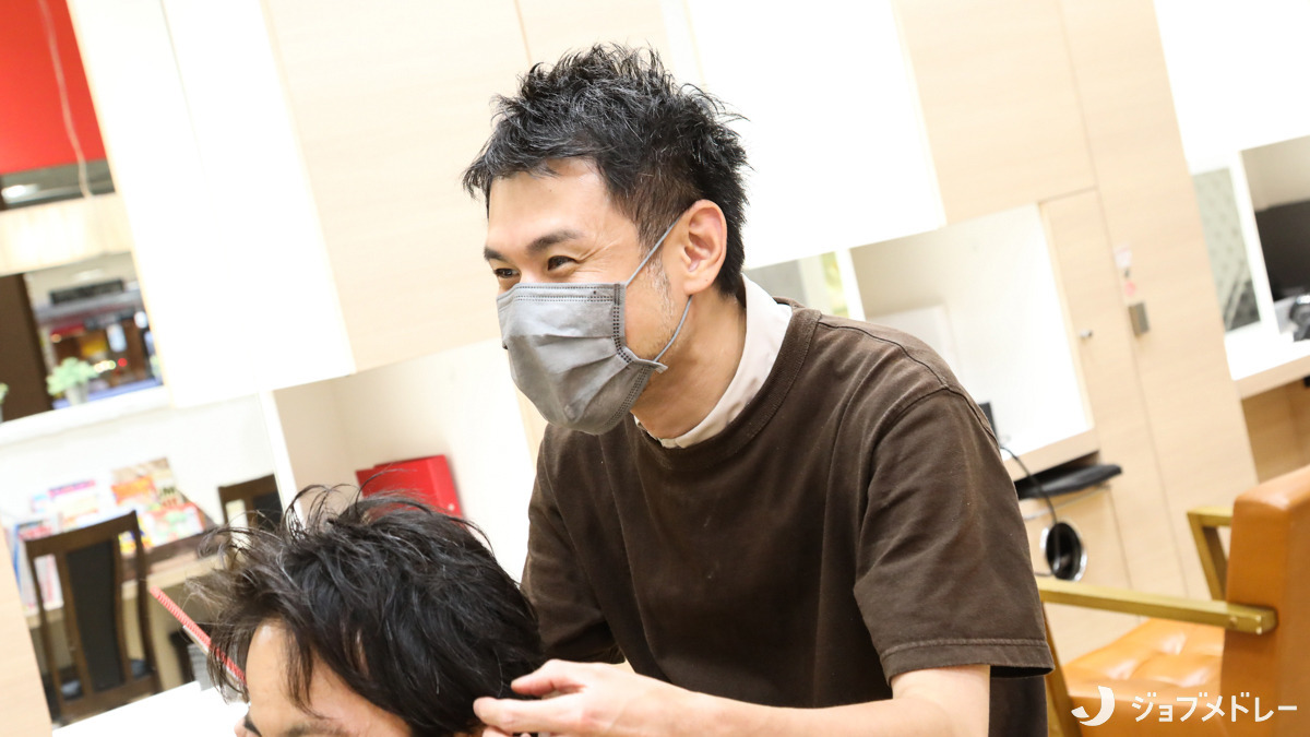 WeCan イオン笹丘店（美容師の求人）の写真7枚目：お一人お一人のご希望に丁寧に寄り添っています