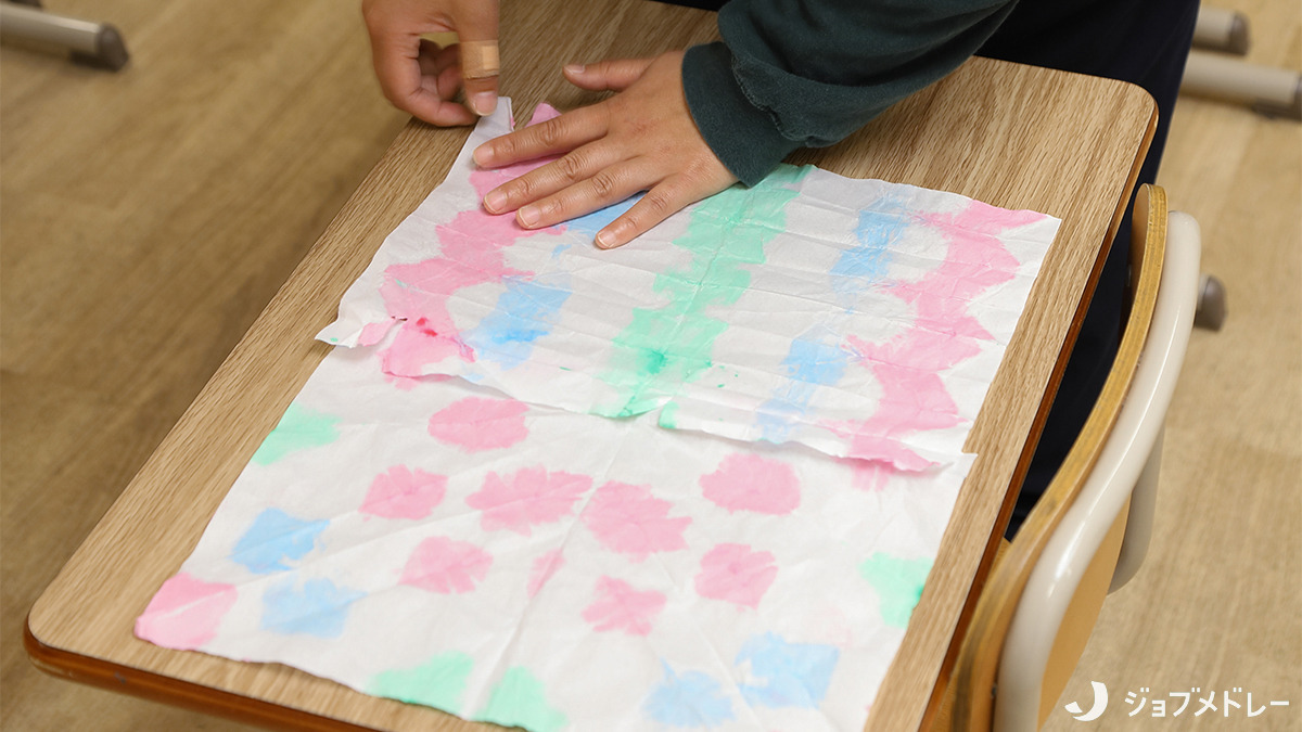 こぱんはうすさくら　さいたま東浦和教室（児童指導員/指導員の求人）の写真13枚目：活動の準備の様子です