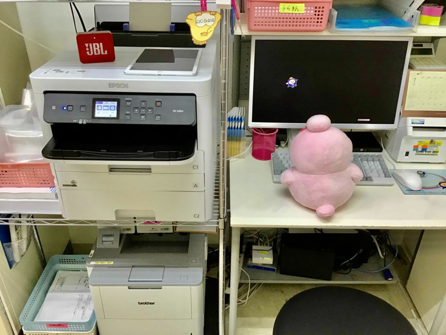 あいち薬局戸田の写真5枚目：レセコン入力中です
