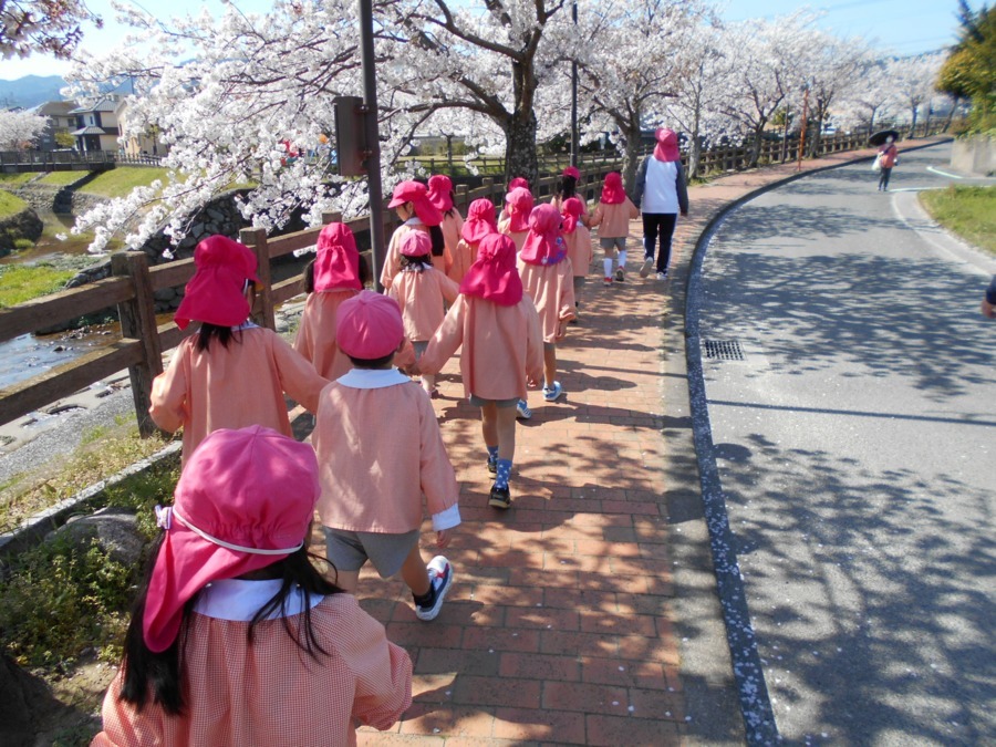 平野保育園（保育士の求人）の写真5枚目：園の付近には、自然を感じることができる場所がたくさんあります。