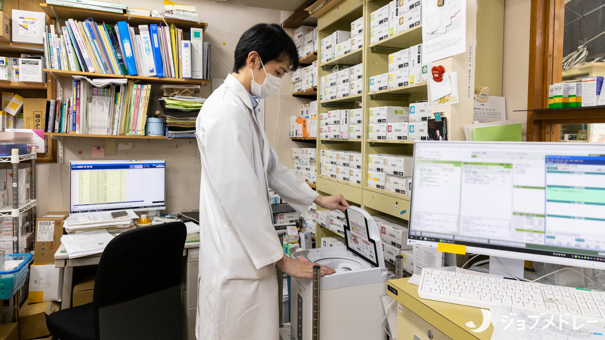 祐信堂薬局（薬剤師の求人）の写真7枚目：患者さまひとりひとりの生活に合わせた健康のアドバイスに努めています