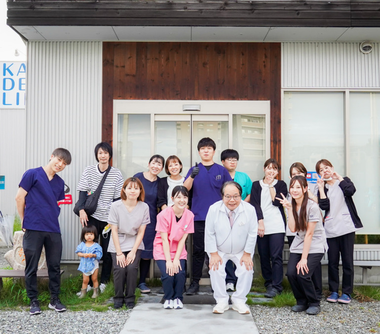 医療法人有真会　たかさき歯科医院（歯科衛生士の求人）の写真2枚目：キッズイベント後の集合写真♡