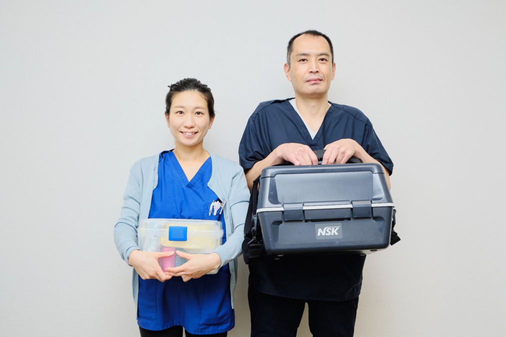 医療法人さくら会訪問診療部　春日井事務所（歯科助手の求人）の写真4枚目：先生や衛生士さんなど、職種の垣根を越えてチームワーク良く働いております！