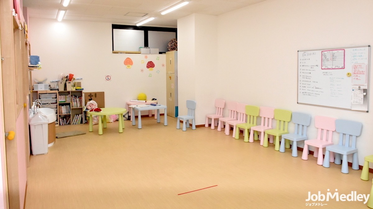 こぱんはうすさくら川崎港町教室(理学療法士の求人)の写真:子ども達が笑顔になる施設を目指しています