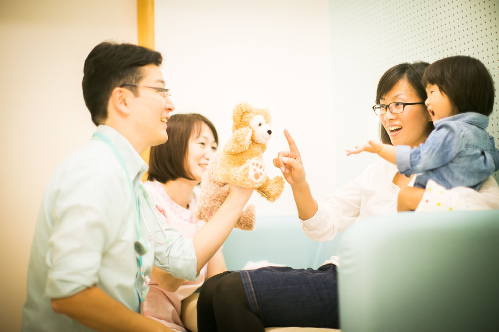 つくばキッズクリニック（医療事務/受付の求人）の写真3枚目：お子さんと親御さんに寄り添うことを大切にしています