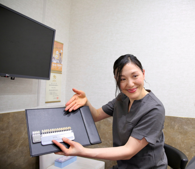 平和台ファミリー歯科矯正歯科（歯科衛生士の求人）の写真4枚目：ホワイトニングも当院の人気メニューの１つです