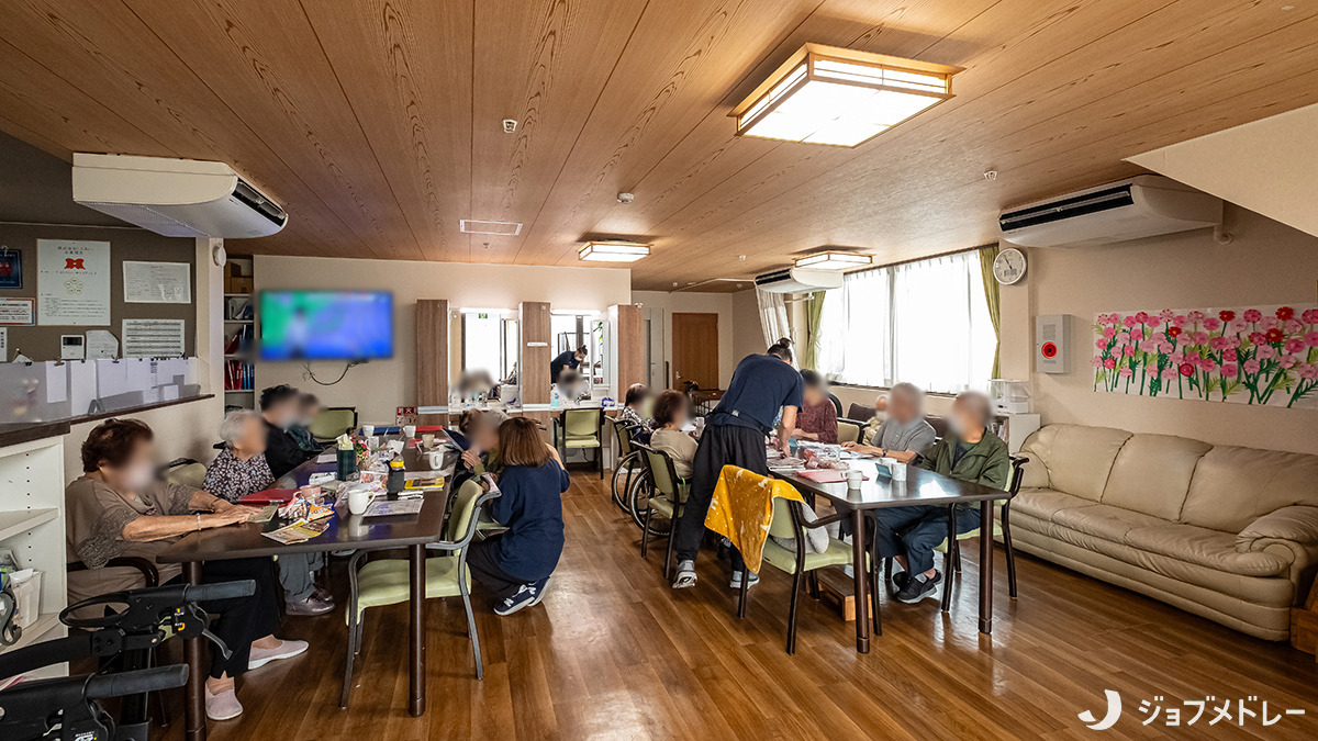 デイサービス第2しんあいの写真3枚目：利用者様と職員の距離が近いデイサービスです