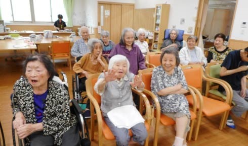 ソーシャルライフ小郡の写真6枚目：利用者様です。
毎日、楽しくお元気に過ごされています。