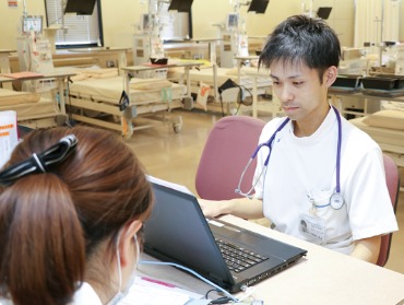 医療法人医誠会 医誠会病院付属クリニック(臨床工学技士の求人)の写真:多職種ともコミュニケーションを円滑に取ることができ働きやすい職場です!