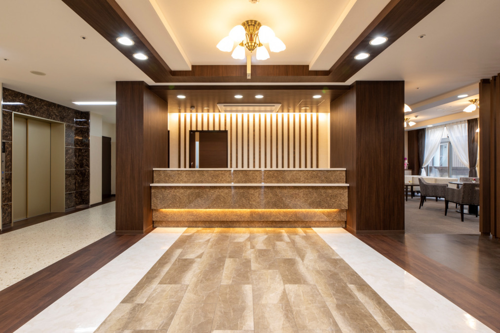 株式会社グランエフスタイル サービス付き高齢者向け住宅シニアステージ東福原内の厨房の写真2枚目: