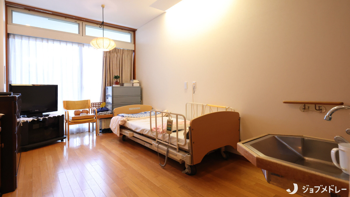 特別養護老人ホームけま喜楽苑（介護職/ヘルパーの求人）の写真9枚目：居室です