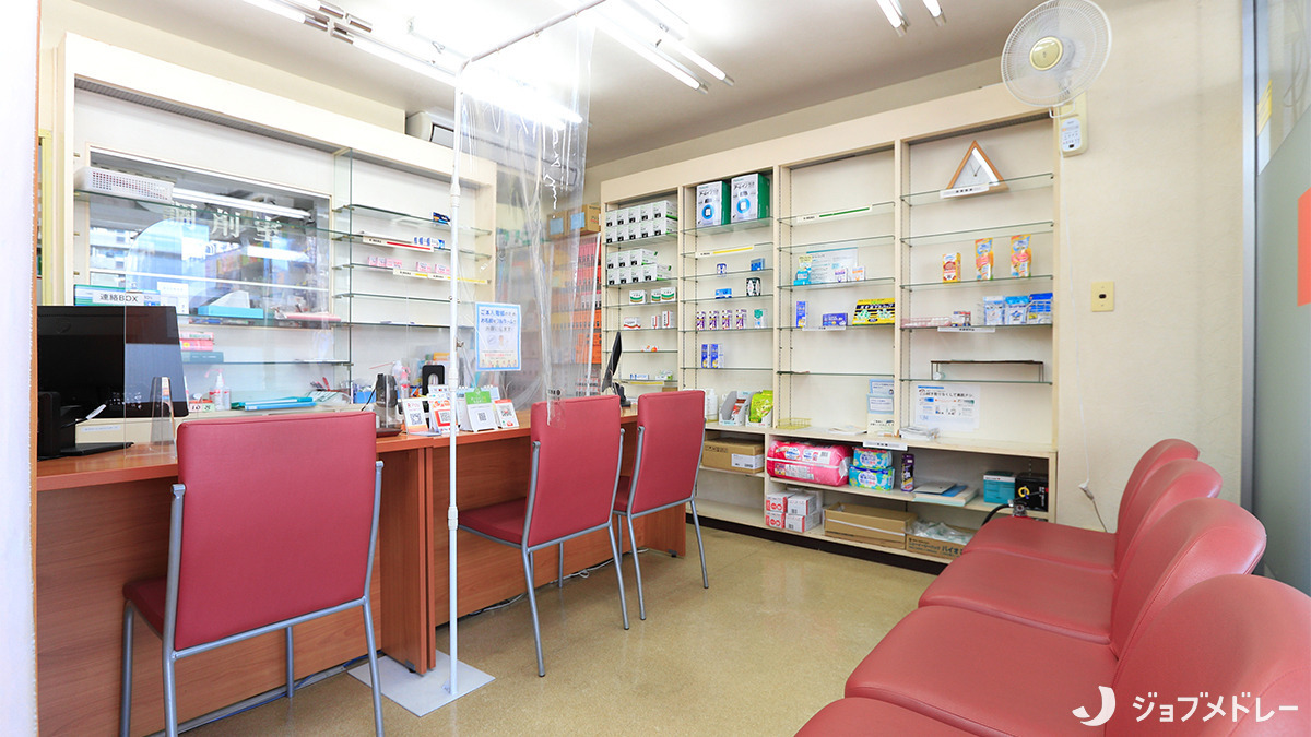 太陽堂薬局田島団地店（調剤事務の求人）の写真5枚目：薬局内の様子です