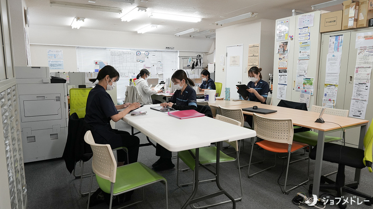 SOU訪問看護ステーション花見川(看護師/准看護師の求人)の写真6枚目:事業所の内観です