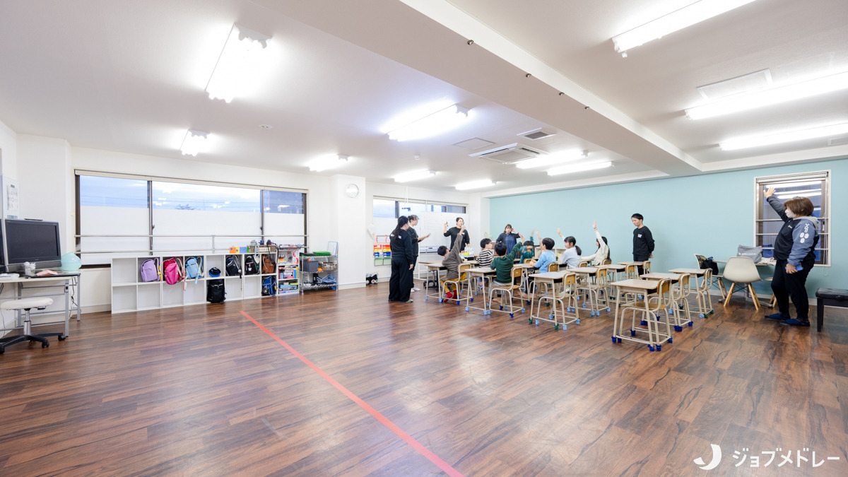 児童発達支援・放課後等デイサービス　グラン・シード苗穂ルーム（作業療法士の求人）の写真4枚目：事業所の内観です