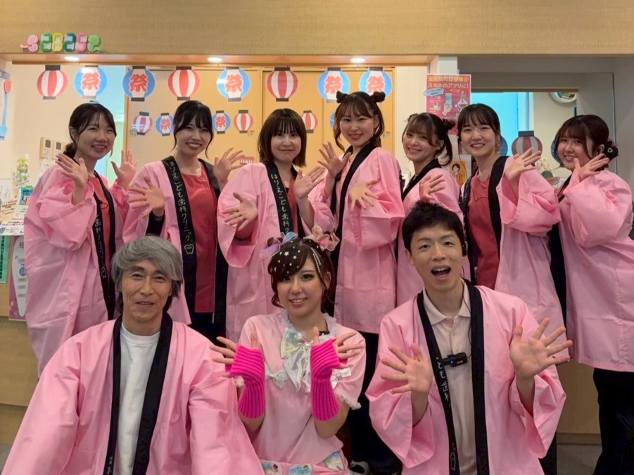 ほりえこども歯科クリニック（歯科衛生士の求人）の写真5枚目：夏祭りもみんなで全力で楽しみます！