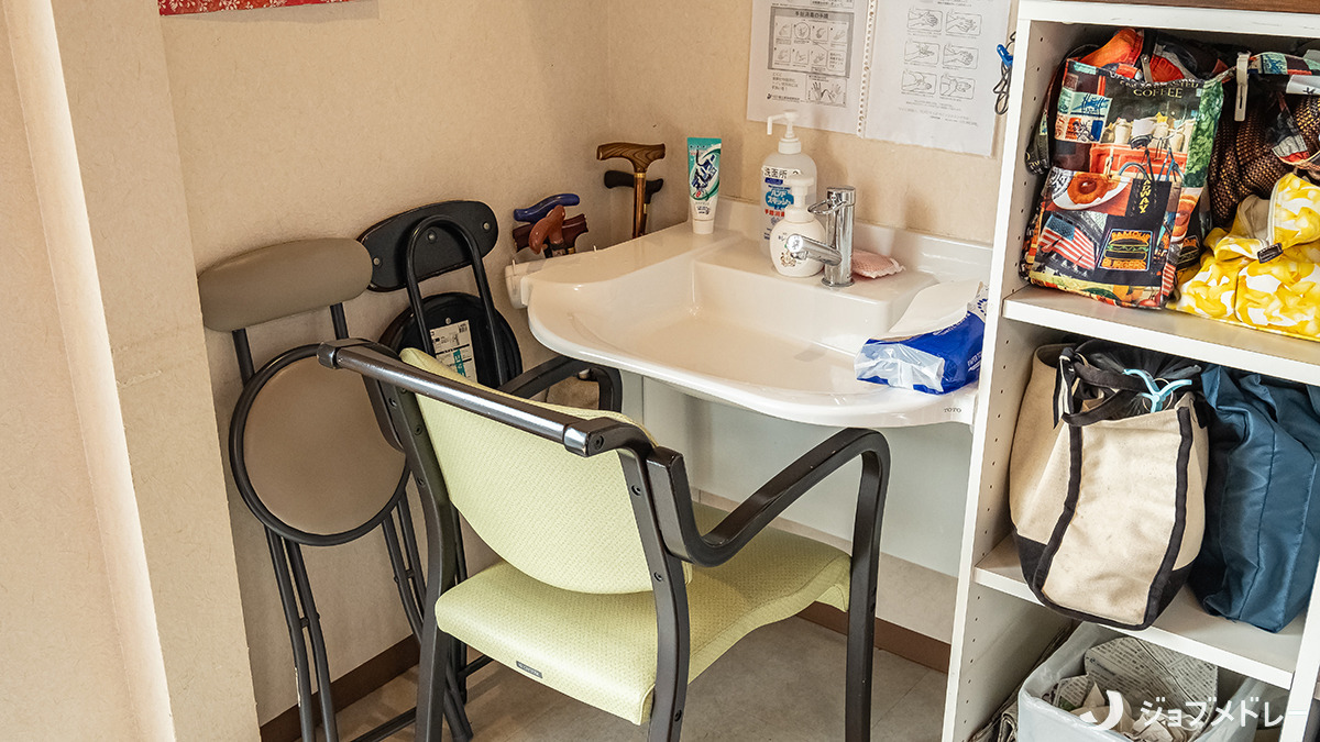 デイサービス第2しんあいの写真15枚目：手洗いうがいで感染症対策に努めています