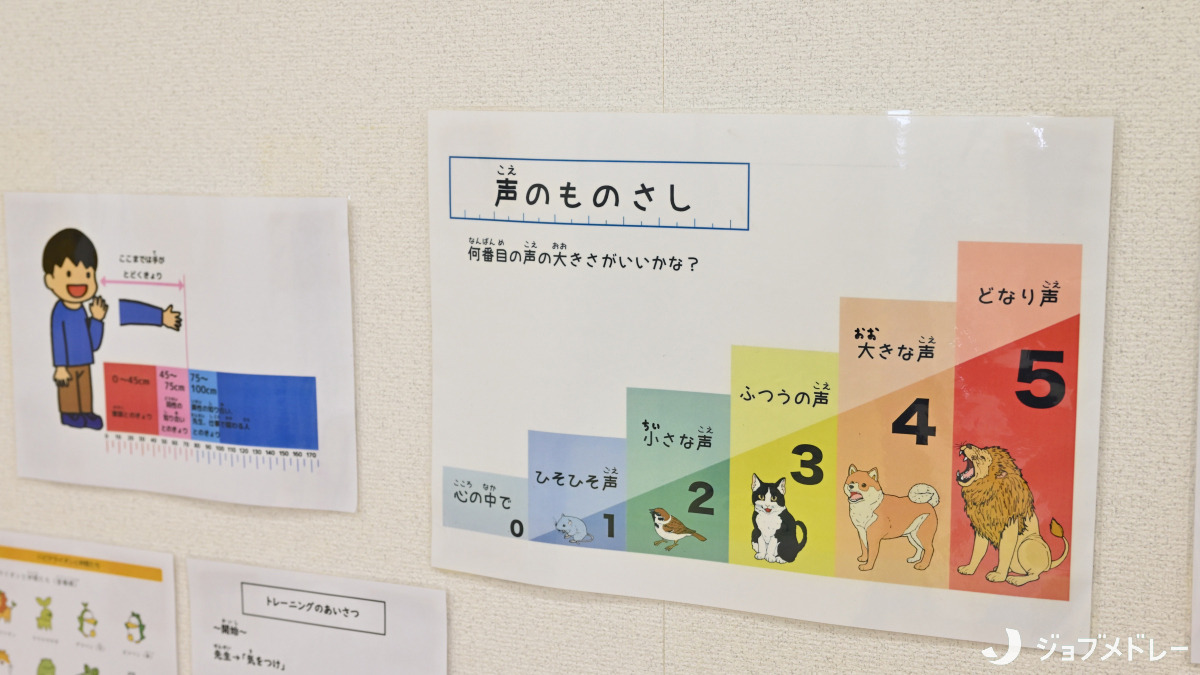 StepUP蒔田通町教室（保育士の求人）の写真14枚目：日常生活に必要な事柄を学んでいます