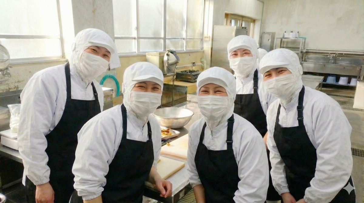 株式会社ファーストフーズ　京都市立広沢小学校内の厨房の写真