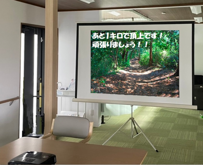 デイサービス虹彩(介護職/ヘルパーの求人)の写真5枚目:バーチャル散歩の映像です