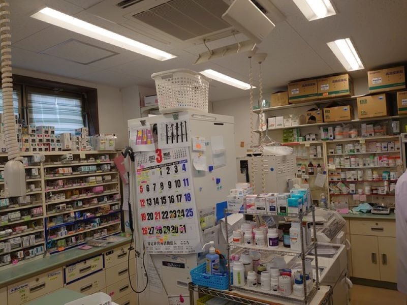 のぞみ薬局相馬店（薬剤師の求人）の写真6枚目：のぞみ薬局相馬店の調剤室