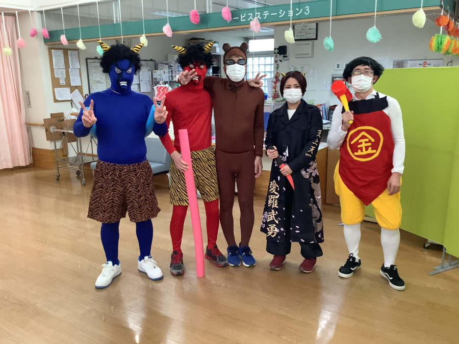 老人保健施設FOMA・なごみ（看護師/准看護師の求人）の写真10枚目：豆まき会の様子