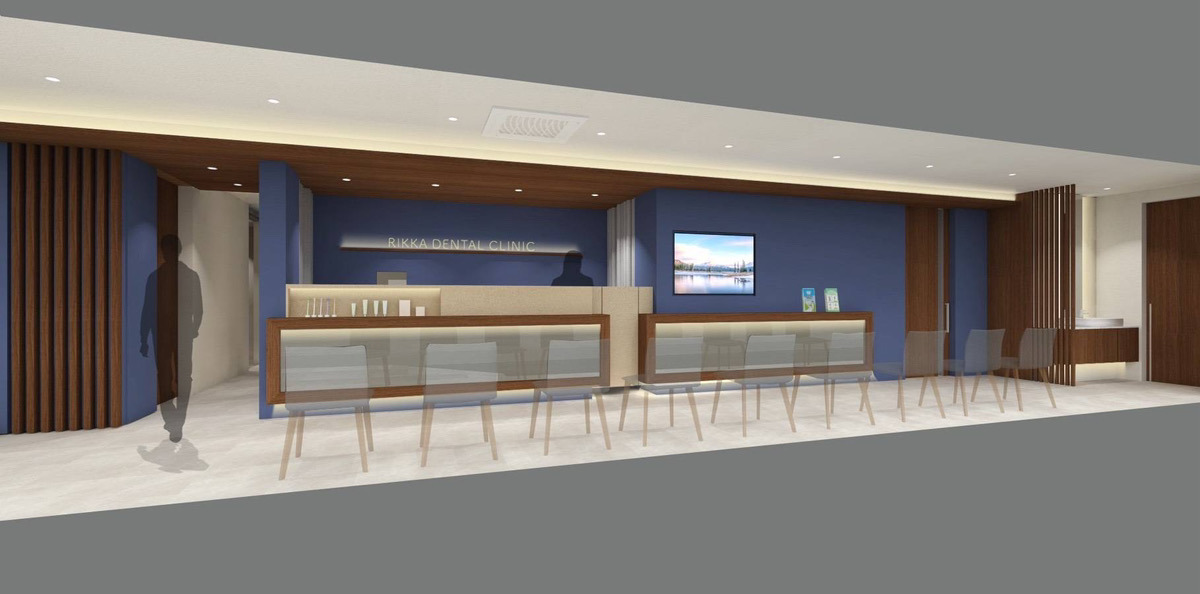 六花デンタルクリニック【2026年02月オープン予定】（歯科衛生士の求人）の写真8枚目：受付完成イメージ
