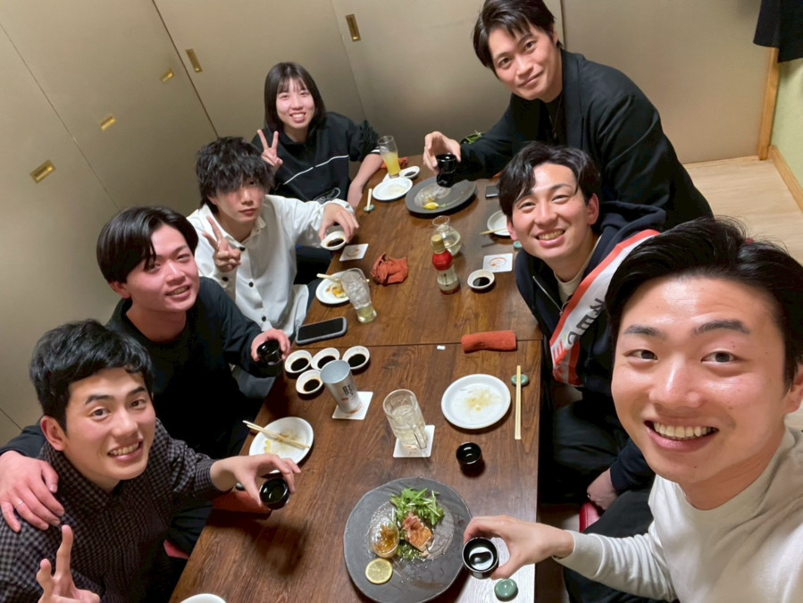 訪問看護リハビリステーションまごころ東近江（作業療法士の求人）の写真5枚目：食事会