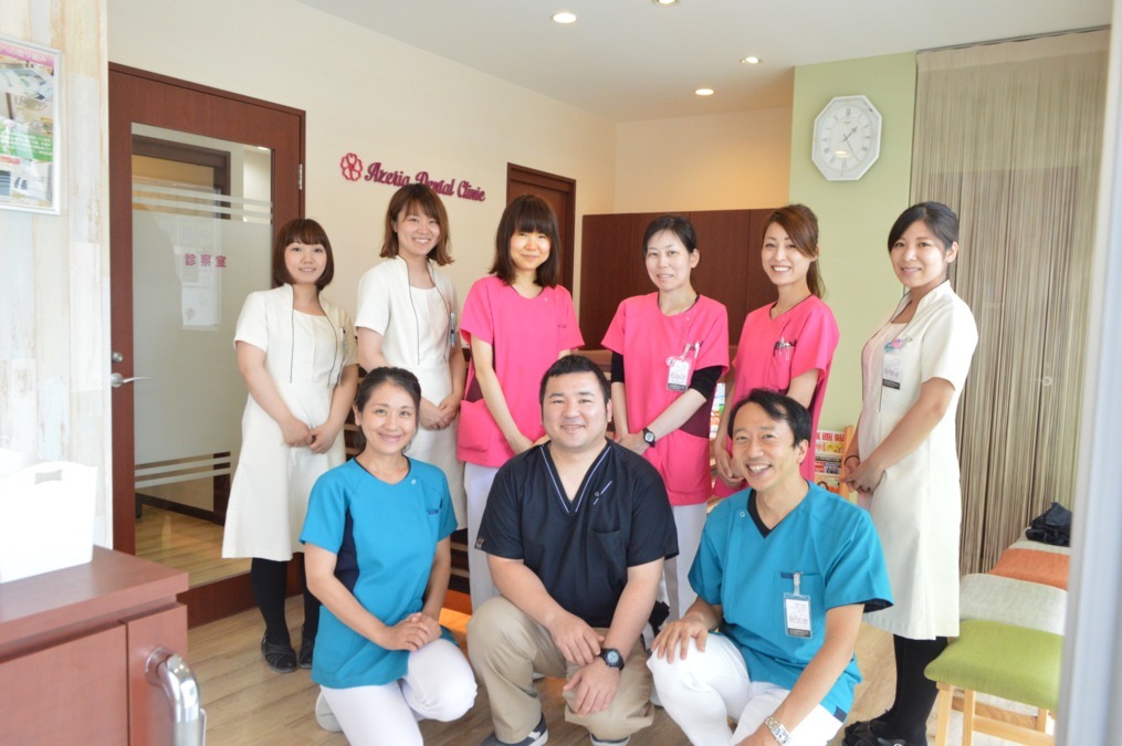 長岡京アゼリア歯科(歯科衛生士の求人)の写真:スタッフ間はわきあいあいとしていて楽しい職場です!