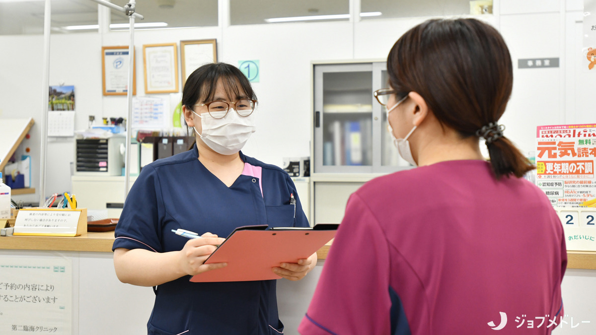 第二臨海クリニックの写真10枚目：明るい笑顔で対応しています＊